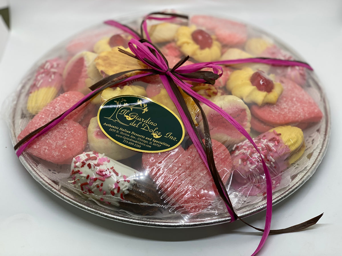 Valentine Italian Cookie Tray, 1.50 lb. – Il Giardino Bakery