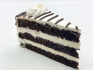 White Chocolate Mousse Cake Slice